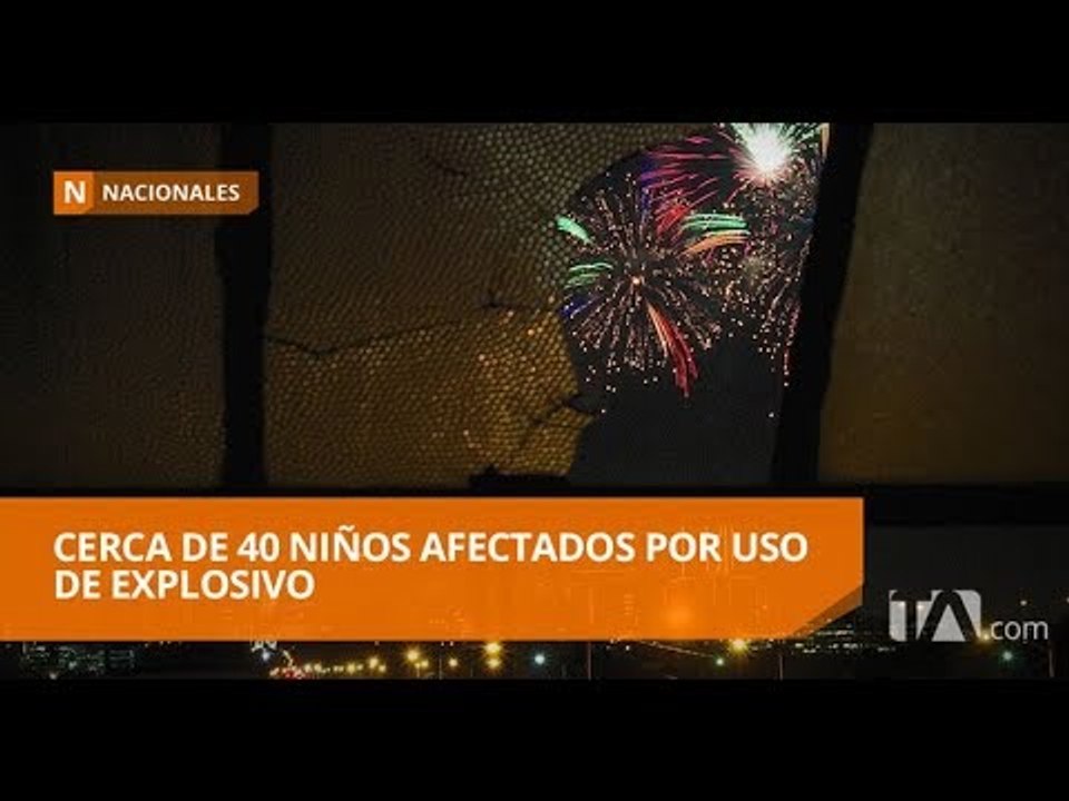 Explosivos lastiman a cerca de 40 niños en Guayaquil - Teleamazonas