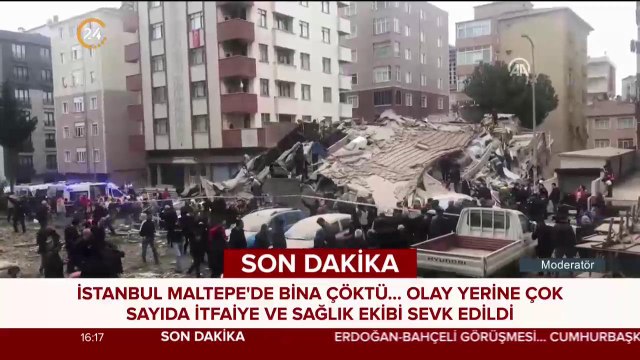 İstanbul'da bina çöktü işte tüm detaylar