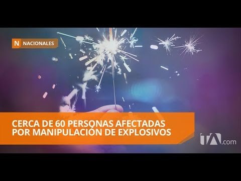 Aumentaron las víctimas por el uso de explosivos - Teleamazonas