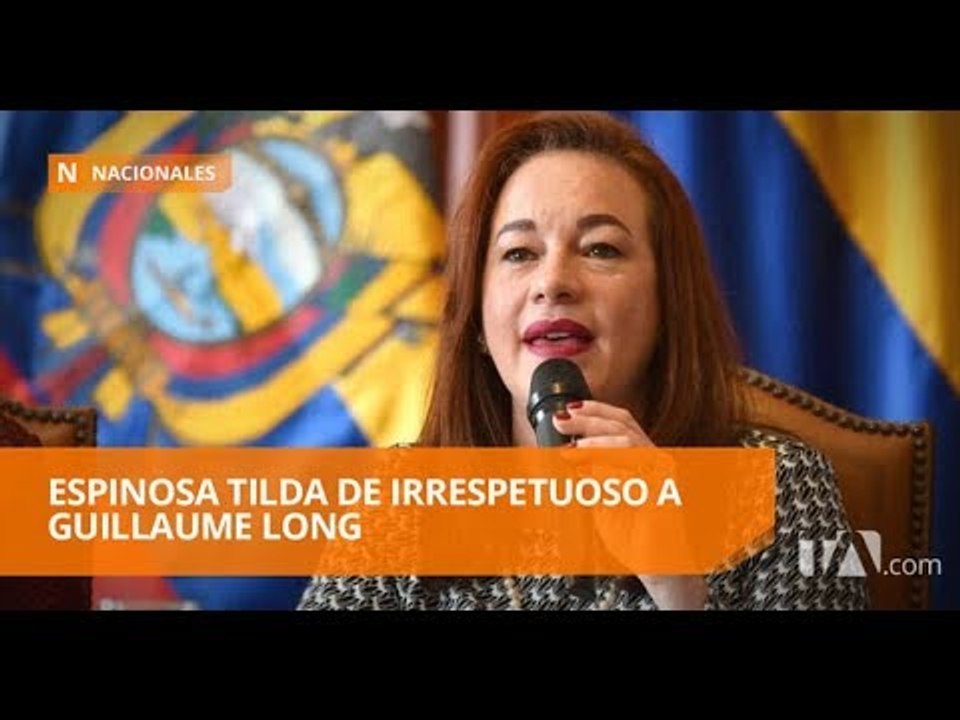 La canciller del Ecuador habla de Julian Assange Y Guillaume Long - Teleamazonas
