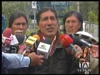 La Ecuarunari presenta denuncia penal en contra de Rafael Correa