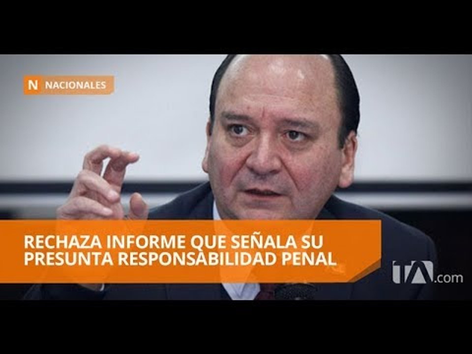 Carlos Baca rechaza informe y dice que es maniobra de Carlos Pólit - Teleamazonas
