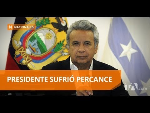 Lenín Moreno sufrió un percance - Teleamazonas
