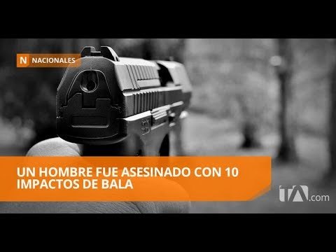 Manta: joven muere acribillado - Teleamazonas