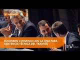 Lenín Moreno suscribe convenio con la ONU - Teleamazonas