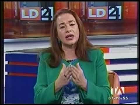 Entrevista a la Canciller María Fernanda Espinosa, sobre caso Assange
