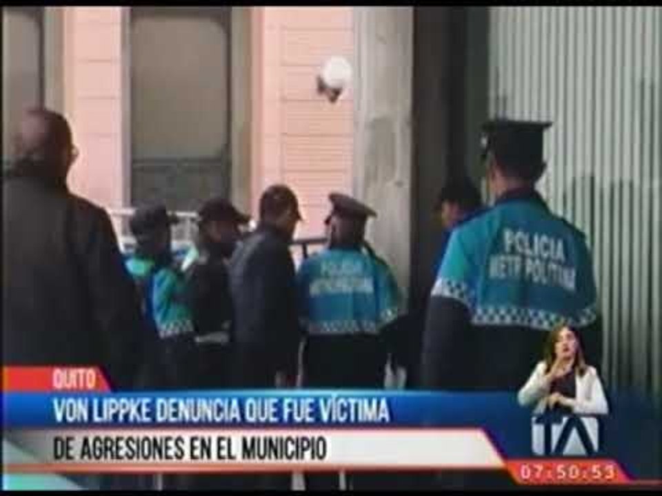Ivone Von Lippke denuncia que fue víctima de agresiones en el Municipio de Quito