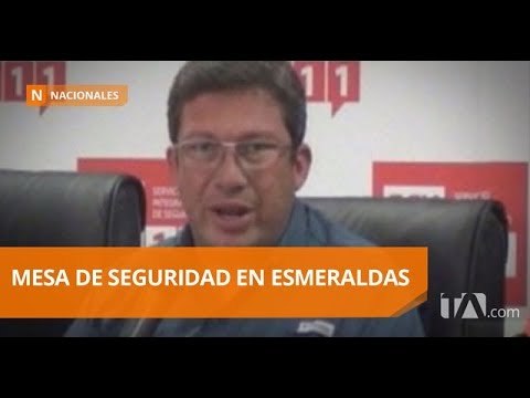 Mesa de seguridad se realizó en Esmeraldas - Teleamazonas