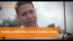 Ciudadanos marchan por la paz en la provincia de Esmeraldas - Teleamazonas