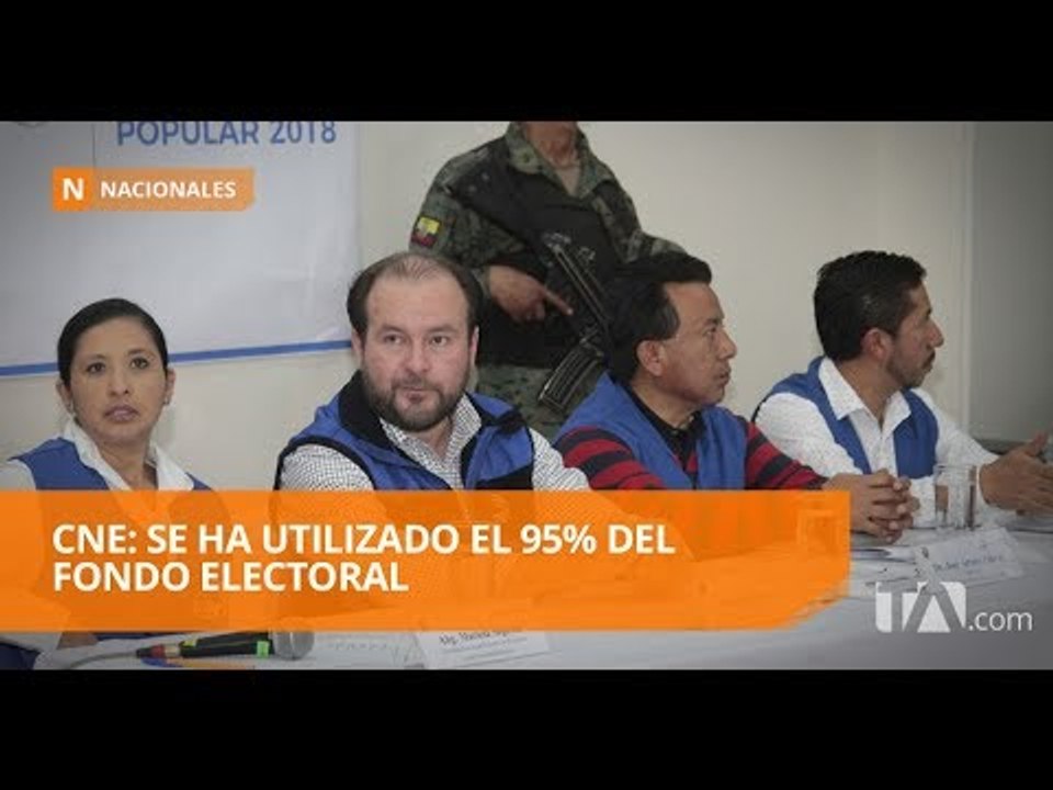 El CNE informa sobre fondos de campaña electoral - Teleamazonas