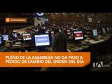 Los votos de correístas y morenistas siguen impidiendo la fiscalización en la AN - Teleamazonas