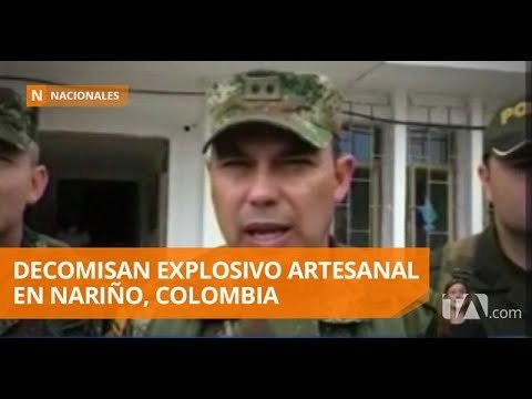 Ejército colombiano decomisó morteros, cilindros, bombas y explosivos - Teleamazonas