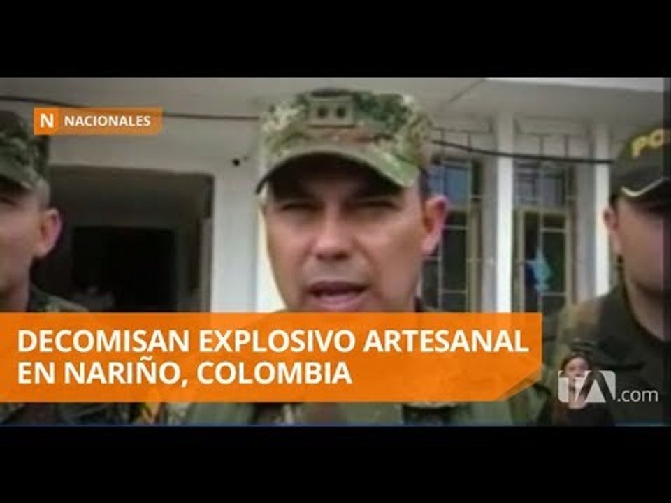 Ejército colombiano decomisó morteros, cilindros, bombas y explosivos - Teleamazonas