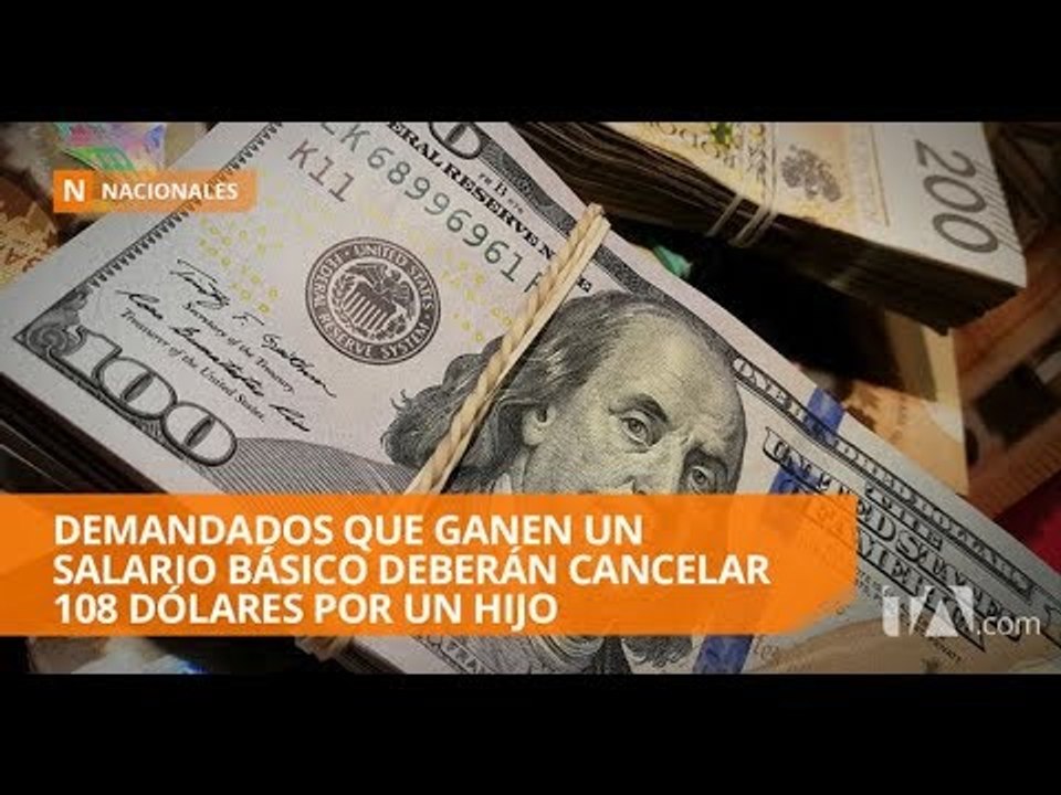 2,9 % es el incremento que presenta la tabla de pensiones alimenticias - Teleamazonas