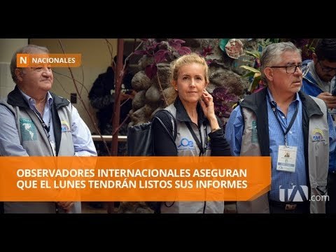 Moreno se reunió con observadores de OEA y Unasur - Teleamazonas