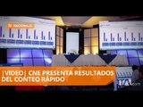 CNE presentó resultados obtenidos en conteo rápido - Teleamazonas