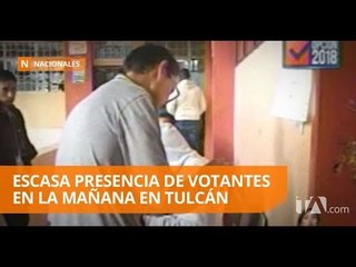 Download Video: 63 recintos electorales reciben a 145 mil 210 votantes en el Carchi - Teleamazonas