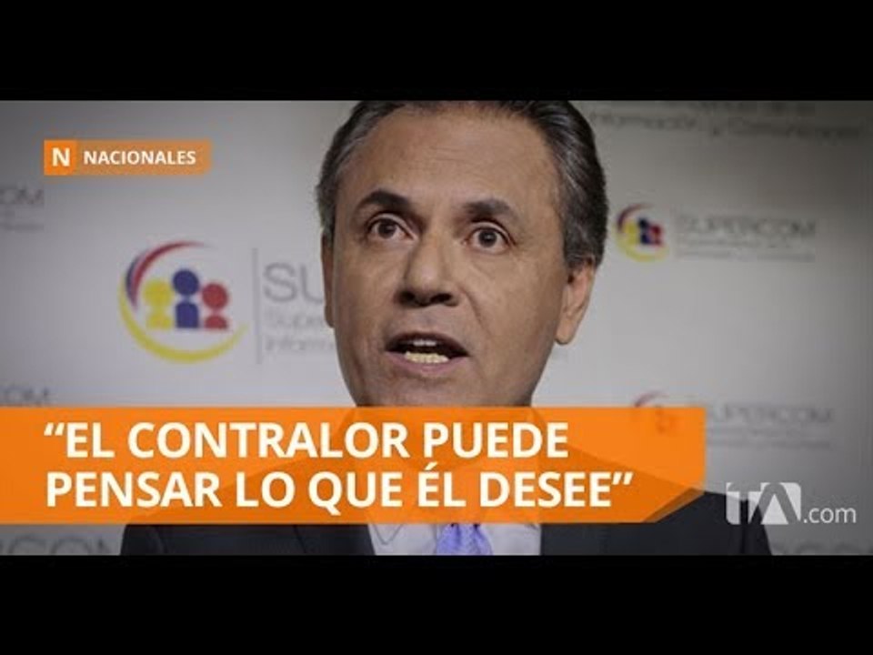 Contralos confirma la destitución de Carlos Ochoa - Teleamazonas