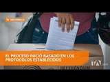 Chimborazo: el proceso electoral inició con normalidad - Teleamazonas