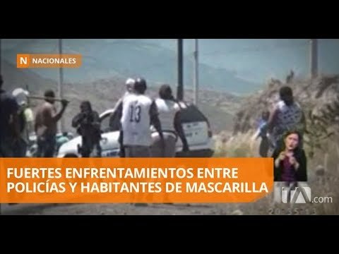 Manifestantes exigen menor control policial en la frontera norte - Teleamazonas