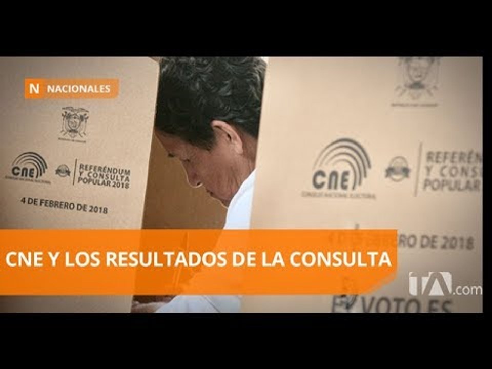 CNE proclamó resultados oficiales de la consulta popular - Teleamazonas