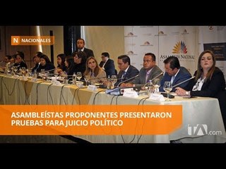 Se prepara el camino para el juicio político en contra de Ochoa - Teleamazonas