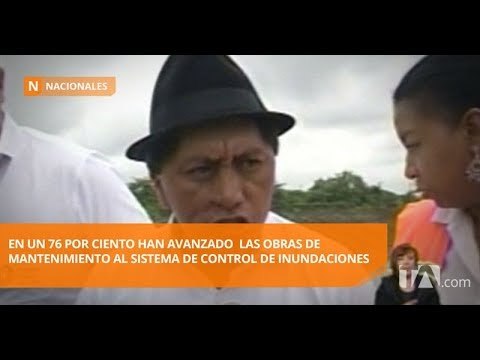 Inspeccionan obras de mantenimiento al sistema de control de inundaciones - Teleamazonas