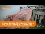 Sin rastro de joven atrapado en barcaza - Teleamazonas