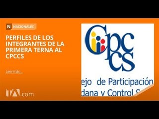 Tải video: El perfil de los candidatos de la primera terna para el Cpccs transitorio - Teleamazonas