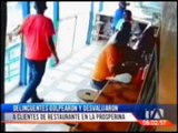 Cámaras graban asalto de un restaurante en Guayaquil