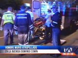 Motociclista atropelló a un hombre en estado de ebriedad