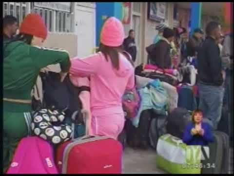 Carchi: cientos de usuarios afectados por el paro de transporte