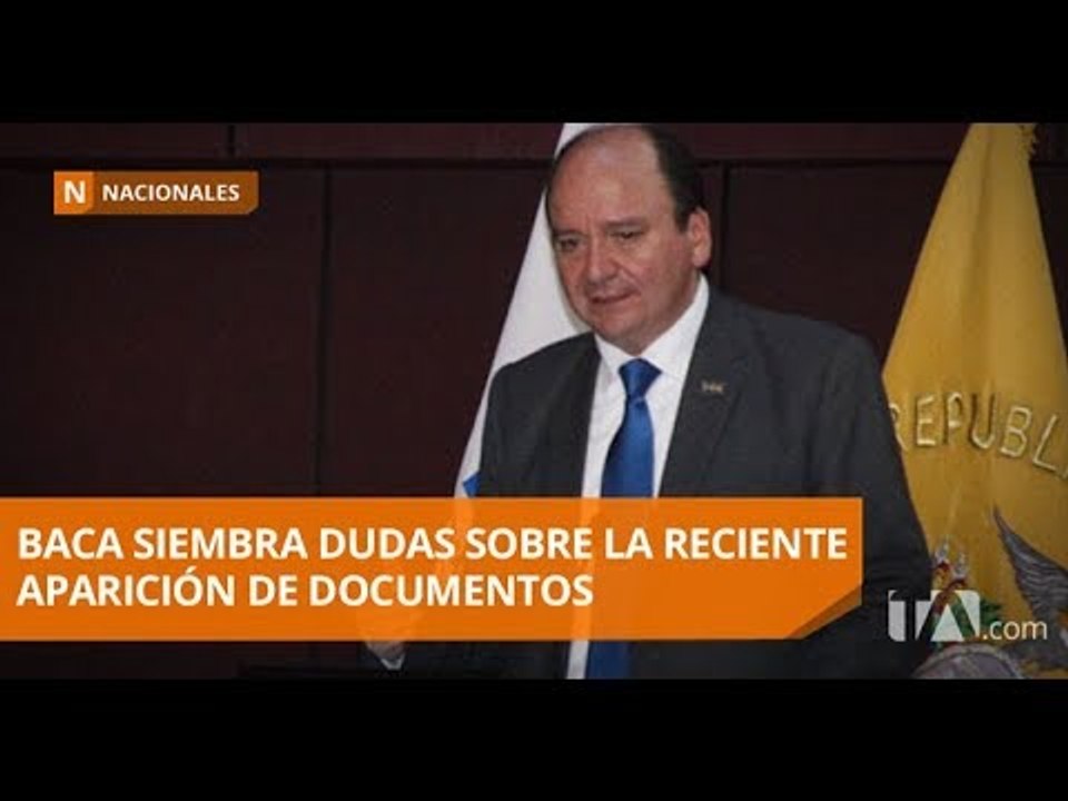 Baca pide a Serrano que explique sus intenciones - Teleamazonas