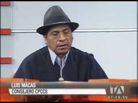 Entrevista a Luis Macas, integrante del Consejo de Participación transitorio