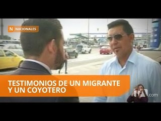 Migrante ecuatoriano y coyotero hablaron para 24 Horas - Teleamazonas