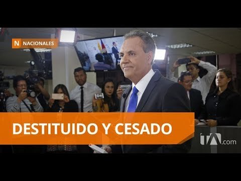 Carlos Ochoa fue cesado de sus funciones por el CPCCS - Teleamazonas