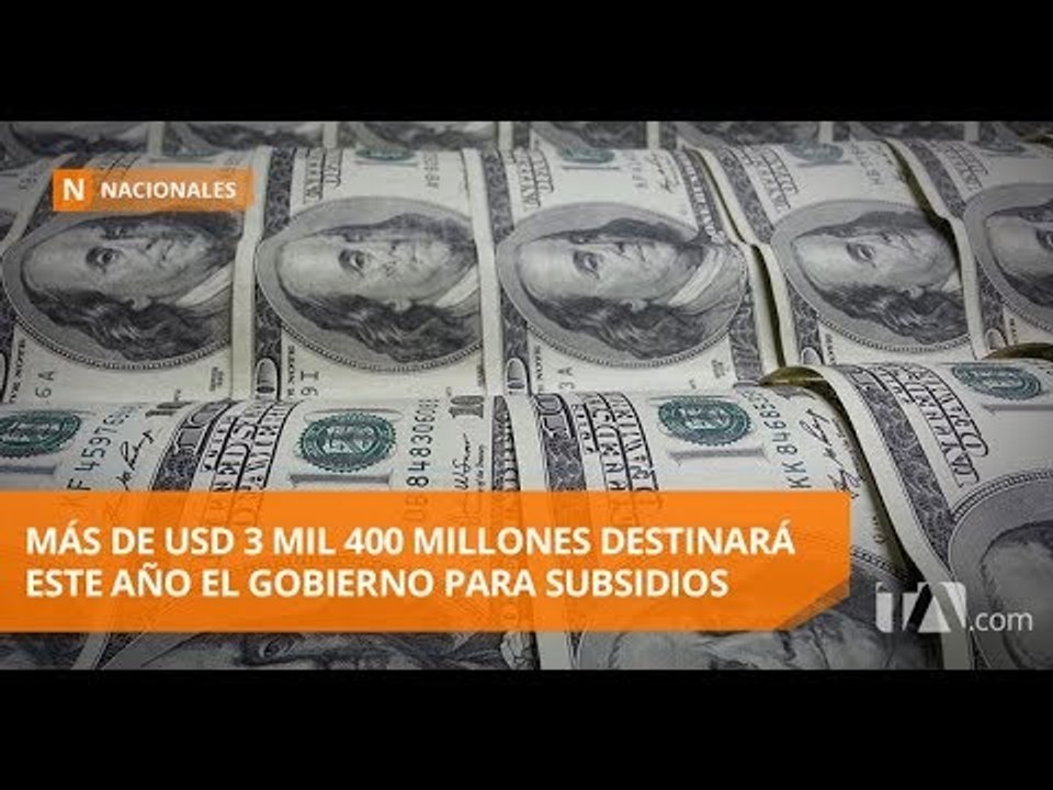 Subsidios que más dinero requieren son combustibles, bonos y pensiones - Teleamazonas
