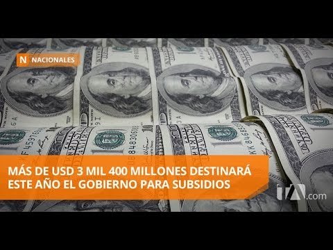 Subsidios que más dinero requieren son combustibles, bonos y pensiones - Teleamazonas