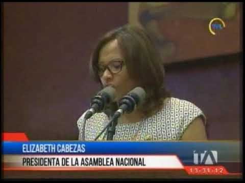 Elizabeth Cabezas es la nueva presidenta de la Asamblea Nacional