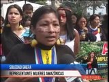Intentan desalojar sin éxito a mujeres amazónicas - Teleamazonas