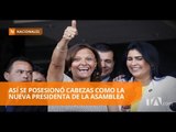 Elizabeth Cabezas llegó a la presidencia de la AN con 84 votos - Teleamazonas