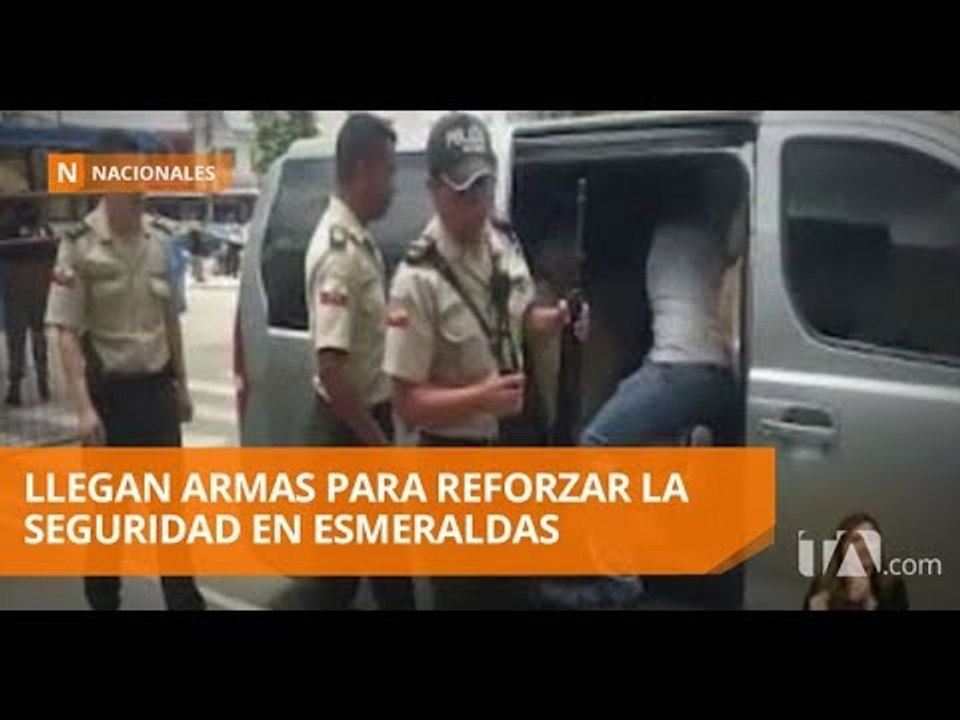 Empiezan a llegar armas para reforzar la frontera norte - Teleamazonas