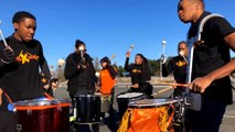 Le groupe Vakband en répétition pour le carnaval des deux rives