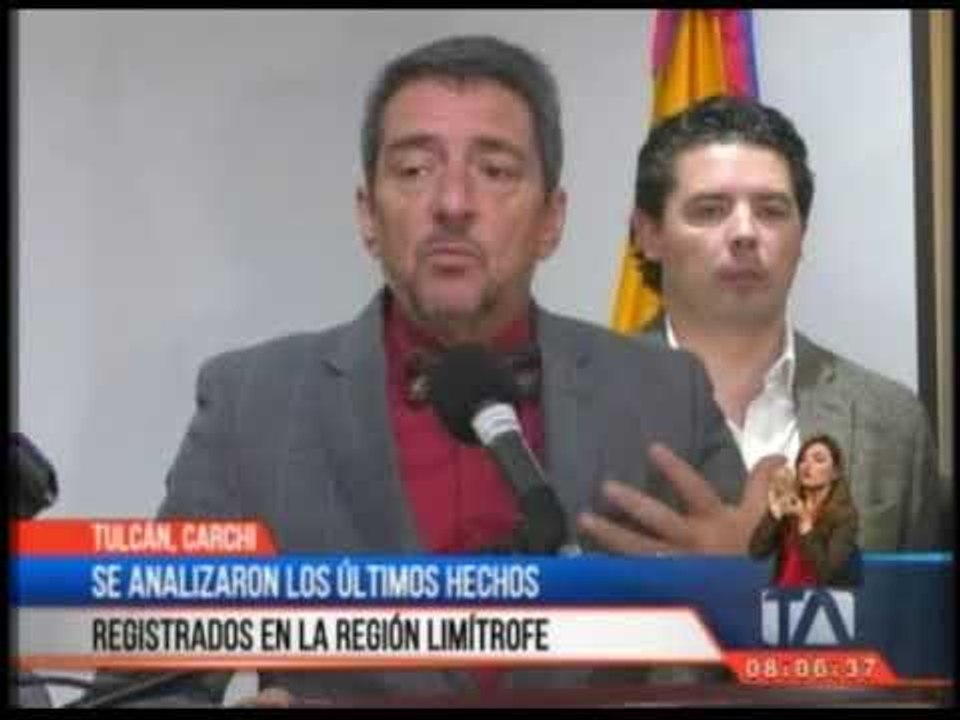 Tulcán fue sede del encuentro de la Comisión Binacional de Frontera Ecuador - Colombia