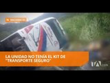 El venezolano que conducía el bus de Rutas Portovejenses tendría otro proceso  - Teleamazonas