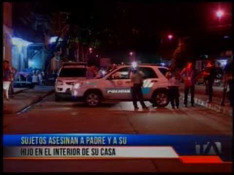 Padre e hijo fueron asesinados en Bastión Popular