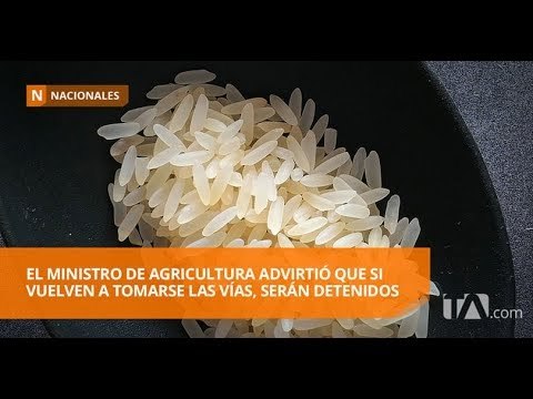 Arroceros irán a prisión si vuelven a cerrar vías - Teleamazonas
