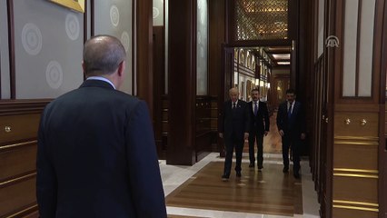 Erdoğan-Bahçeli görüşmesi başladı - ANKARA