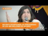 La ministra María Elsa Viteri explicó el contenido de las medidas - Teleamazonas