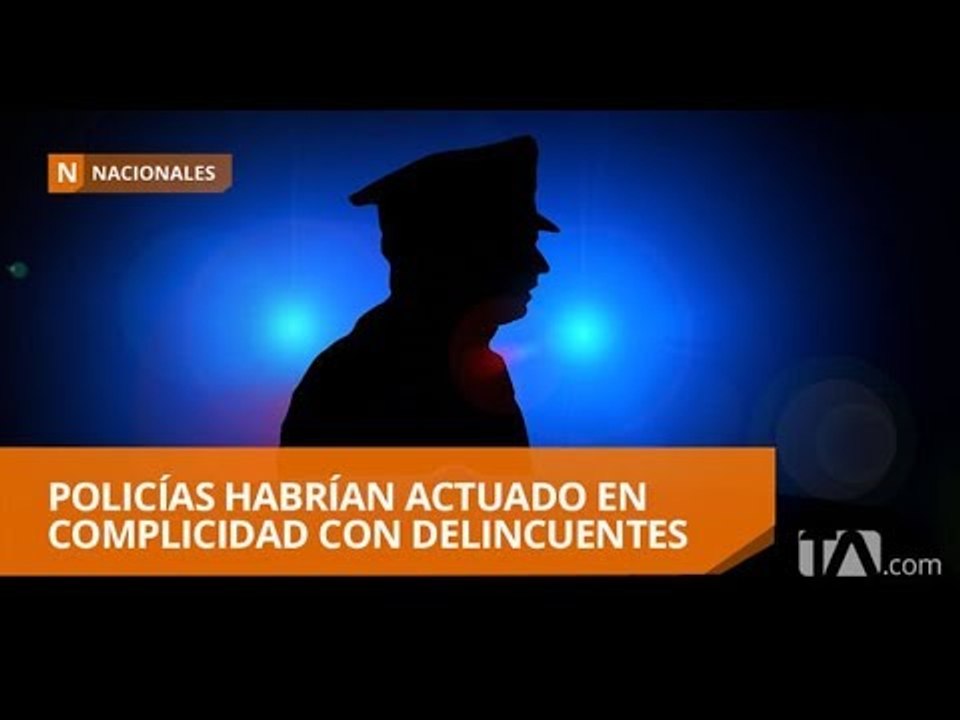 Dos policías detenidos acusados de secuestrar a un motorizado - Teleamazonas